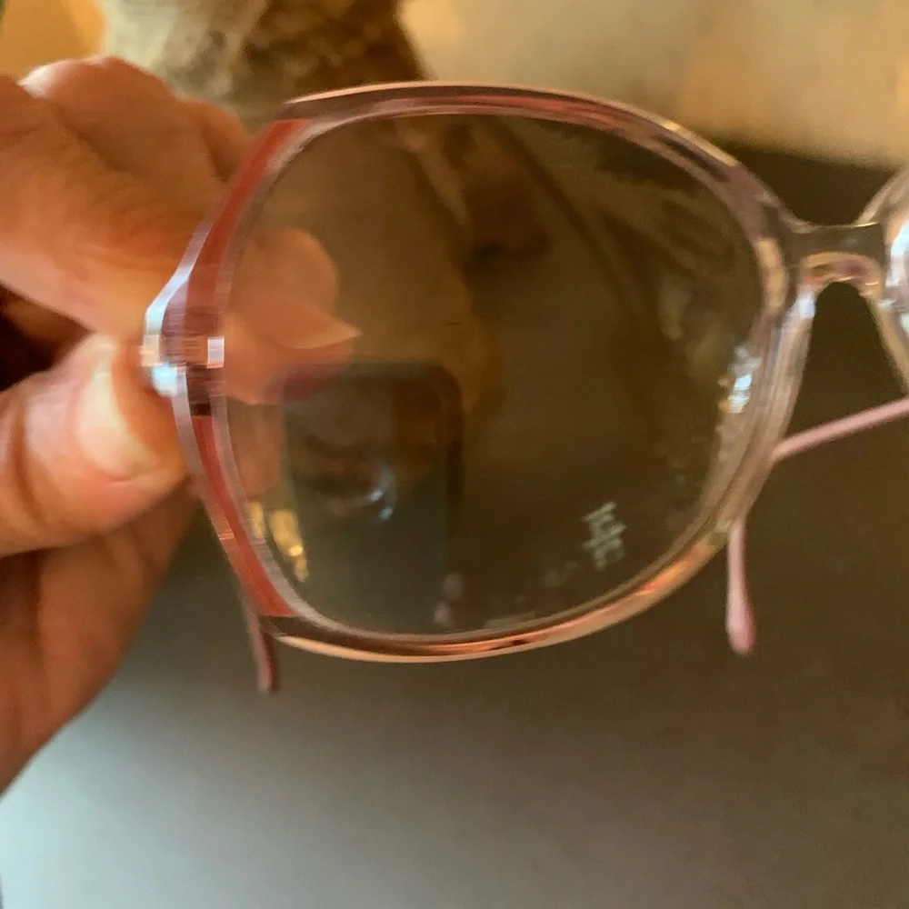 GUCCI- GG 2102 Classic Frame Designer Glasses. Frame, ITALY. MAUVE color plastic - Picture 4 of 12